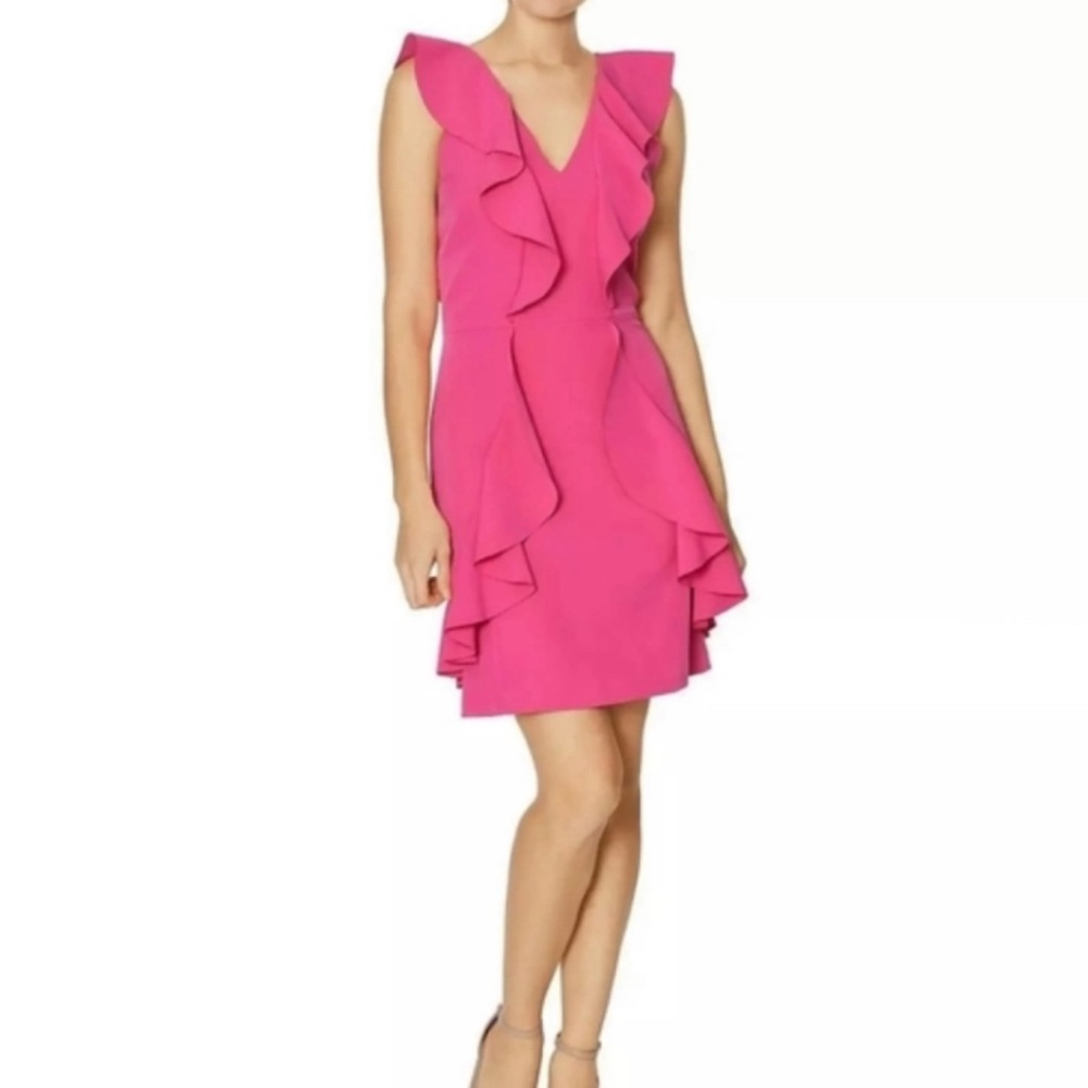 Hot pink dress